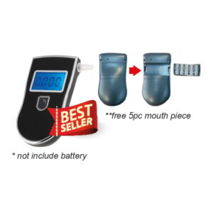 Digital Alcohol Breath Tester Police tester with mouthpiece.jpg