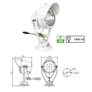 Flood Light Flange Base 100w 435mm.jpg