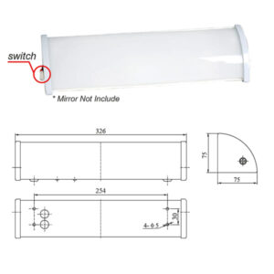 Marine Fluorescent Mirror Light with Switch 1 x 8w.jpg