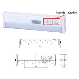 Marine fluorescent Bed light Switch Socket 1 x 8w.jpg