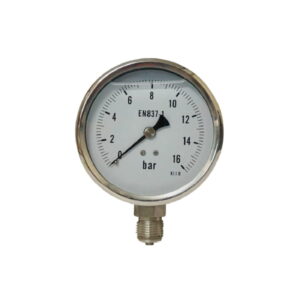 Pressure Gauge Stainless Lower Mount 4 Pressure Gauge 4 16 Bar Stainless Thread 1 2 .jpg