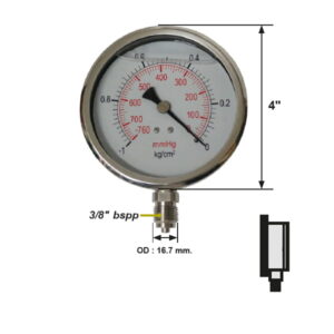 Vacuum Gauge Stainless Lower Mount with Rim Lower mount Stainless.jpg